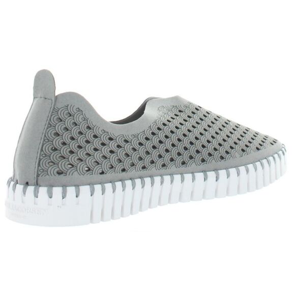 Ilse Jacobsen Womens Tulip Gray Slip-on Sneakers, Travel Shoes Size 11 - Picture 3 of 6